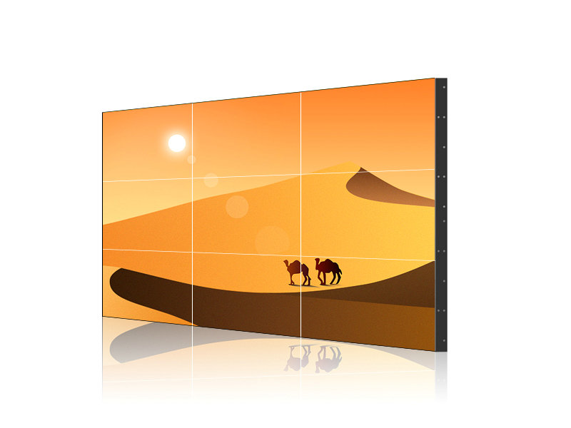 液晶拼接屏左右黑色調不好？